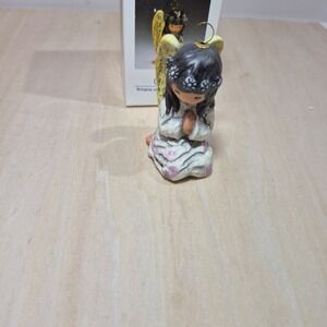 Goebel DeGrazia Little Prayer Annual Ornament‎ 1995 Tenth Edition Angel Figurine
